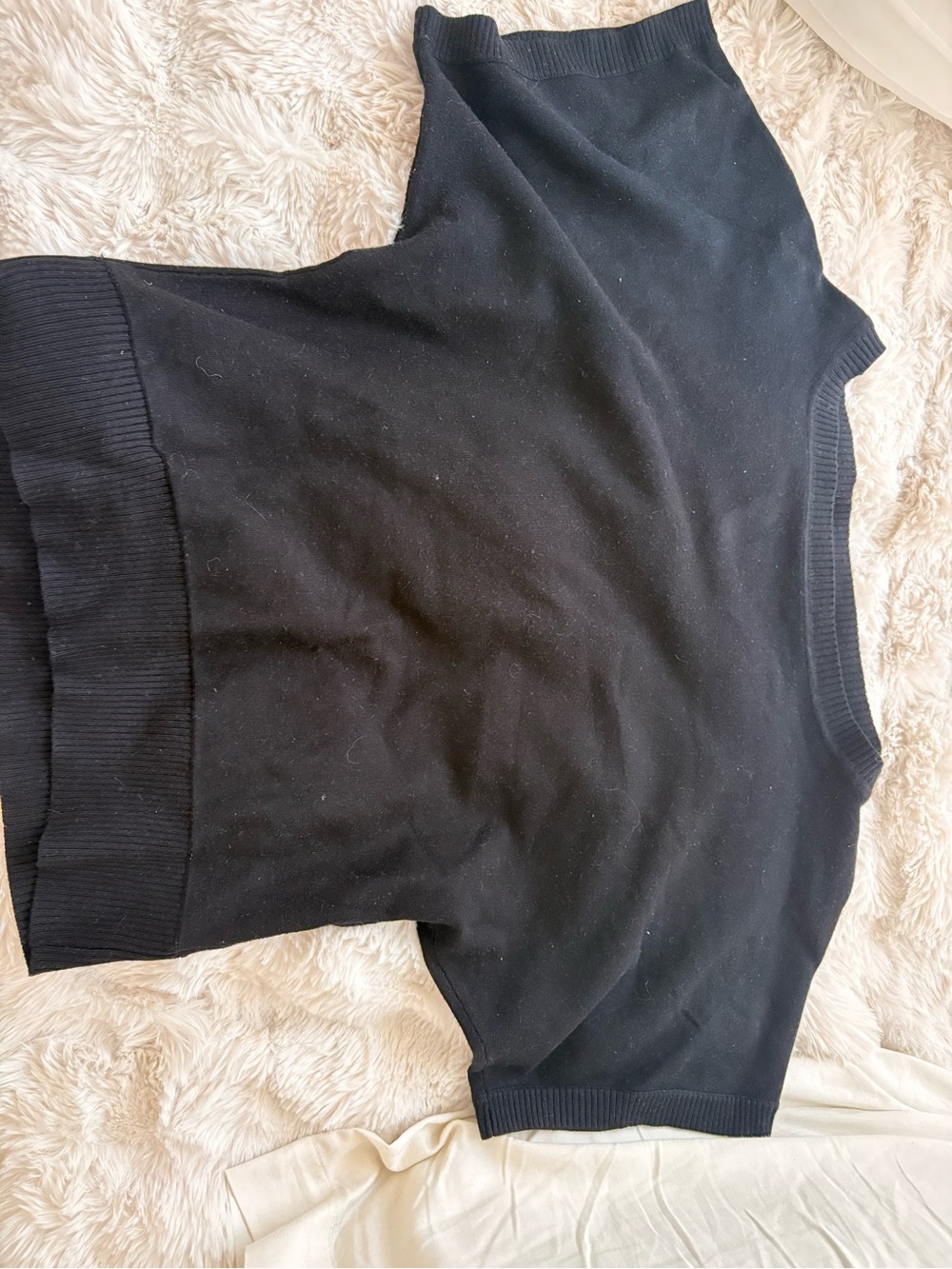 Vintage knit off the shoulder dolman top